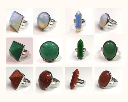 Anillos Por Docena Cuarzo 