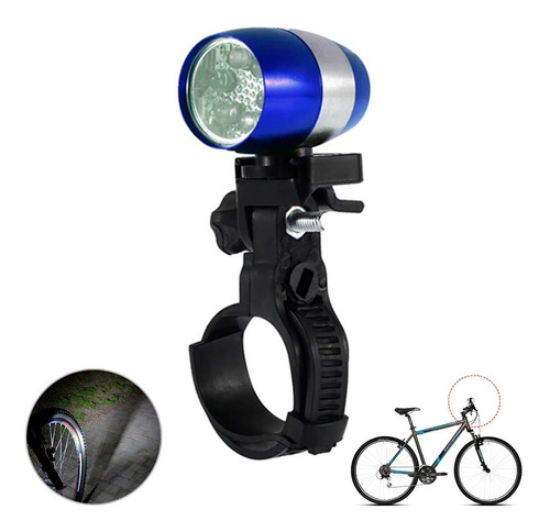 Luz Para Bicicleta Led C/soporte Impermeable Flash