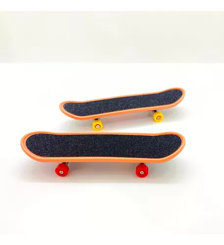 Brinquedo Radical Skate De Dedo Com Rampa Obstáculo Fingerboard