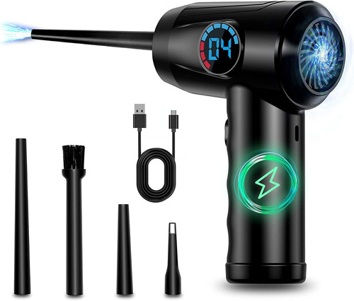 Soplador De Aire Comprimido Eléctrico Con Pantalla Lcd