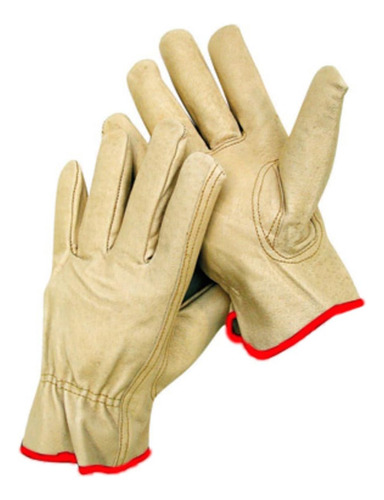 Guantes De Trabajo Cuero 12 Pares