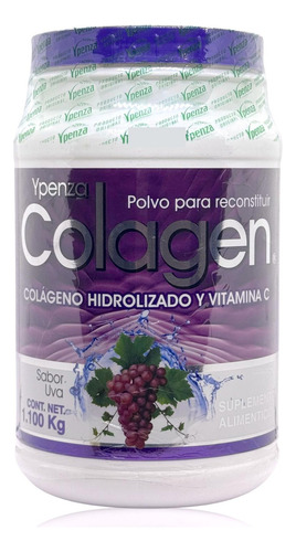 Colageno Hidrolizado 100% Puro Vit C Uva 1.1 Kg Ypenza