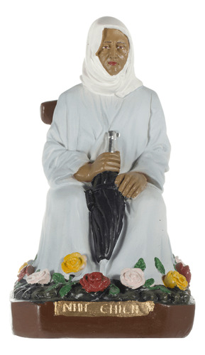 Imagem Santa Nhá Chica De 20cm Gesso Escultura Católica
