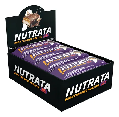 Barra de proteína Nutrata 12 unidades 45g Dark Caramel