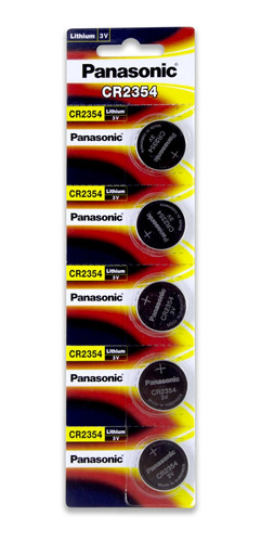 05 Pilhas Panasonic Cr2354 3v Bateria Original 1 Cartela