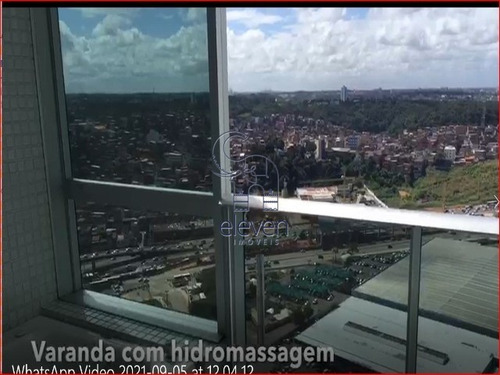 Imagem 4 de 14 de Apartamento Para Venda Mobiliado No Caminho Das Árvores (mundo Plaza) 2/4 Sendo 2 Suítes 90 Metros - 2 Vagas De Garagem - Set21 - 70058562