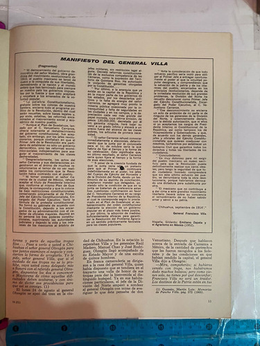 Revista Cronica Ilustrada Revolucion Mexicana No.52 (Usado)