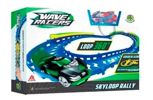 Juguete Pista De Autos Wave Racers Skyloop Rally Wabro 24500