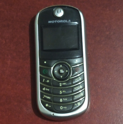 Motorola C139 Celular Antiguo De Colección Funcional