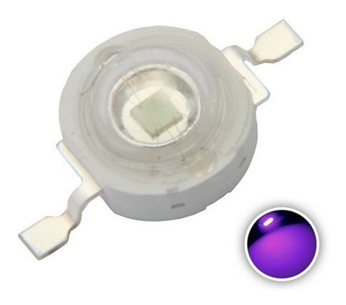 10 Unid Power Led Chip 3w Uv Ultra Violeta 395-400nm Barato