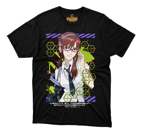 Playera Anime Avangelion Mari Makinami Eva 05 Nerv Genesis