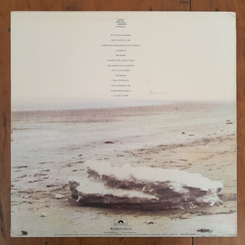 The Cure-standing On A Beach The Singles-lp 1a Prens Encarte (Usado)