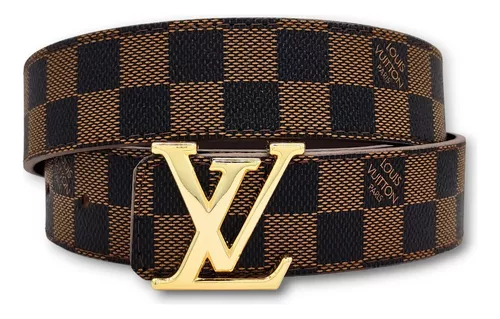 cinturones louis vuitton para hombre color cafe