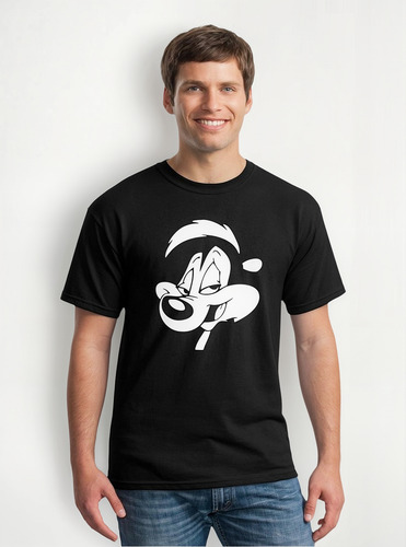 Playera Adulto Pepe Le Pew Zorrillo Caricaturas Mod. 01