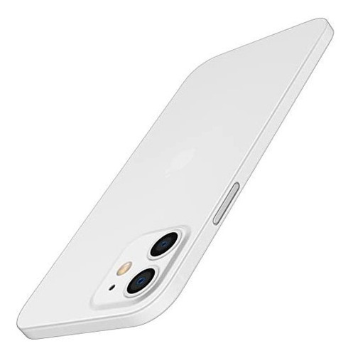 Funda Para iPhone 12 De Color Blanco Proteccion Completa