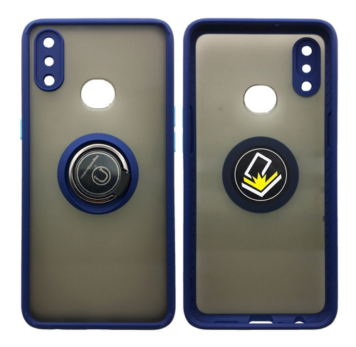 Case Silicon Borde De Color Popsocket Samsung A10s