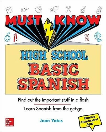 Must Know High School Basic Spanish - Yates, Jean, De Yates, J. Editorial Mcgraw Hill En Inglés