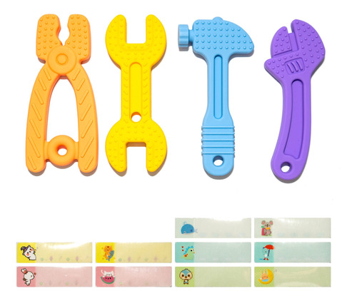 Oddava Oddava 4 Paquete De Juguetes Para Bebés, Set De Sonaj