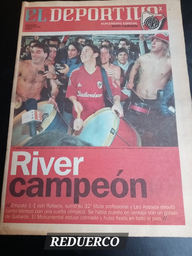 Suplemento Deportivo Clarín River Campeón Clausura 2004 E