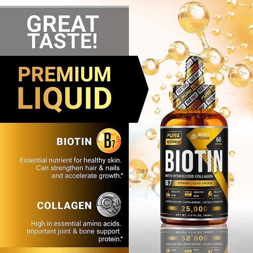 Imagen 5 de 5 de Minoxidil 5% + Biotina Líquida 25 K Ultra Absorción