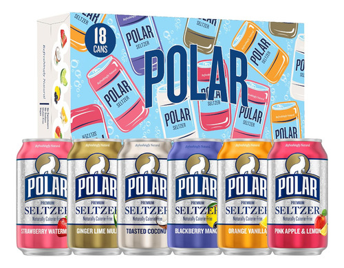 Polar Seltzer - Paquete Variado De Muestras De Agua, Latas D
