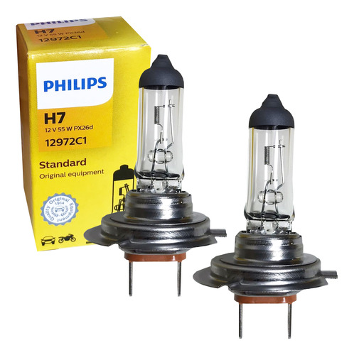 Par Lampada Farol Alto Philips H7 55w Volkswagen Bora Jetta