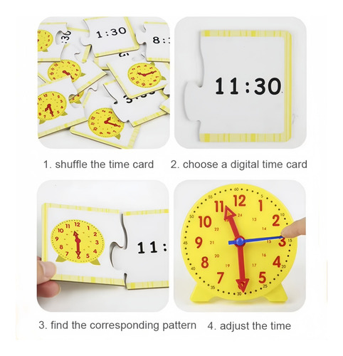 , Juguetes Cognitivos De Horas, Minutos Y Segundos Para