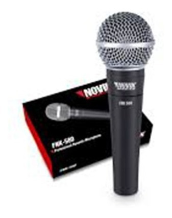 Imagen 2 de 4 de Micrófono Novik Fnk-580 De Mano Vocal Cardioide Dinámico Xrl