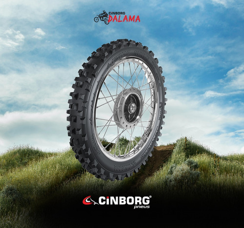 Pneu Traseiro Moto Dalama 90/90-18 Com Câmara Cravo Cg Ybr