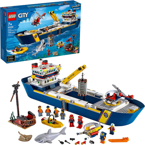 Lego Kit De Construcción City 60266 Océano: Buque De Explora