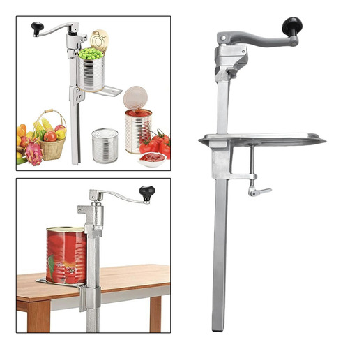 Abridor De Latas Comercial Manual Montado Em Mesa 48cmx60cm