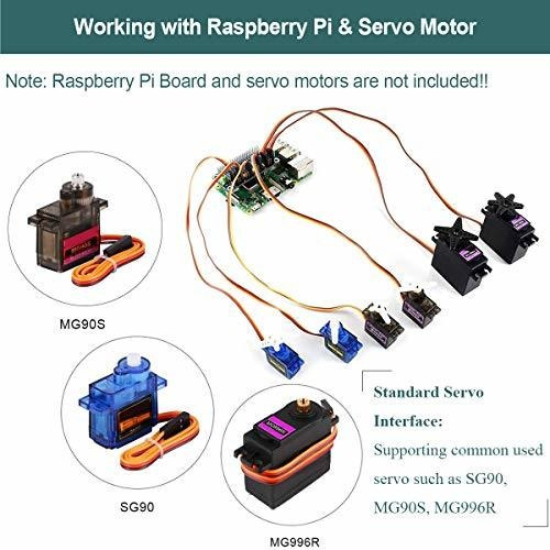 Controlador De Servomotor Makerfocus Pwm, Módulo Iic, 16 Can