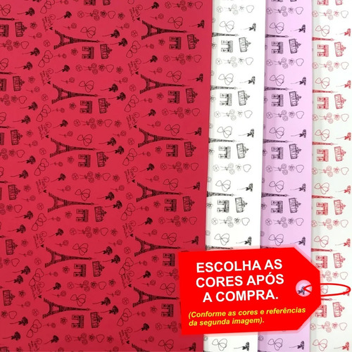 Folha De Eva Estampado Paris 40x60cm - 5 Unidades