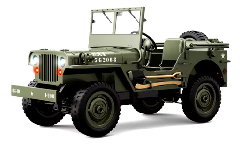 Auto A Control Remoto 1941 Jeep Willys 1/10 Rc 4x4 C8815