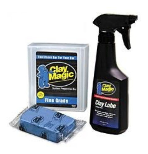 Masilla Descontaminante Pintura Auto+ Lubricador Magic Clay2