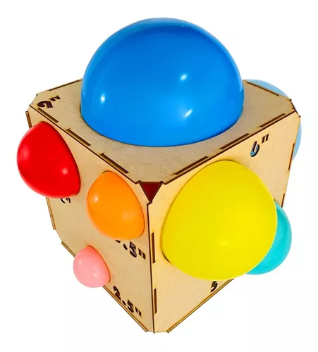 Caja Medidor Calibrador Globos Mdf Armable Todas Las Medidas