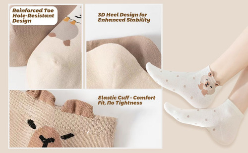 Capybara Calcetines Cortos Confort Mujer 20 Pares