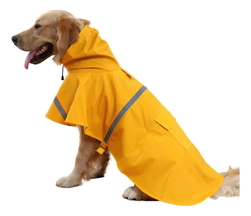 Nacoco Chubasquero Grande Para Perros, Ropa Ajustable A Prue