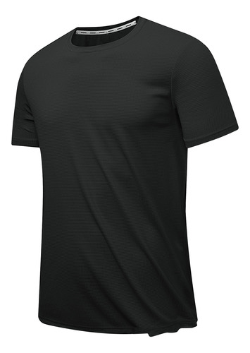 Polera De Manga Corta De Secado Rápido B Para Hombre, Casu