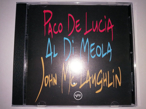 De Lucia Di Meola Mc Laughlin Guitar Trio Cd Usa 1996 Mdisk