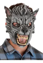 Comprar Máscara Lobo Gris Hombre Lobo Disfraz Halloween Terror