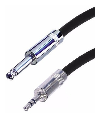 Cable Audio Cabtec Plug Mono Miniplug Stereo Neutrik 25cm