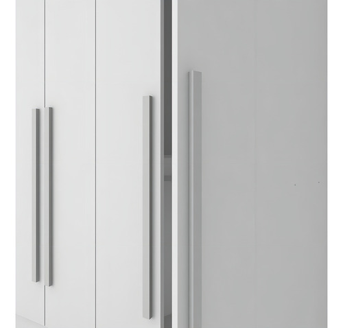 Guarda Roupa Casal Mayra 8 Portas Branco