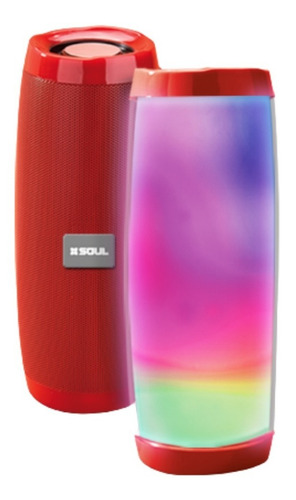 Parlante Portátil Bluetooth Luces Led Soul Xs150 Recargable