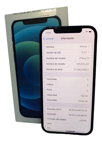 Telefono Celular Apple A2403 iPhone 12