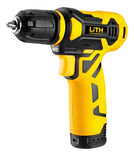 Parafusadeira Furadeira 3/8 Pol. A Bateria 12v - Lith