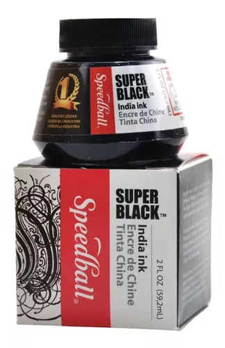 Speedball 2 oz Super Black India Ink