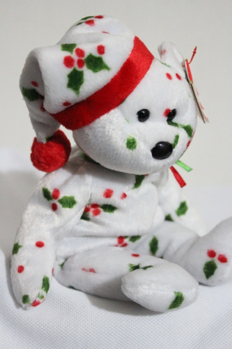 Peluche Ty Oso Holiday Teddy  Coleccion 1998 Mide 24cm