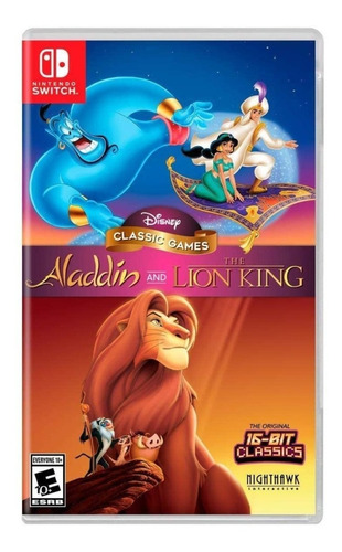 Imagen 1 de 1 de Juego Switch Aladdin Y El Rey León Juegos Clásicos