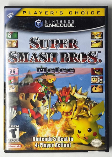 Super Smash Bros. Melee Nintendo Gamecube 2001 Rtrmx Vj